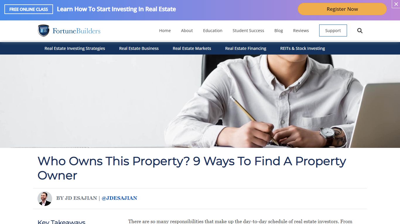 Who Owns This Property? 9 Techniques For Finding Owners - FortuneBuilders